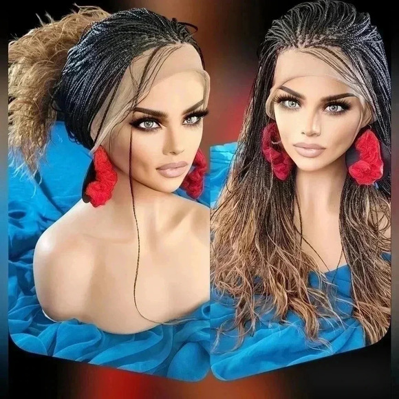 Braided wigs, 100% handmade, long braids  gorgeous, ALINA, NWT - Picture 1 of 16